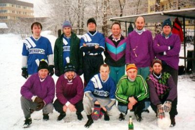 Silvestrovský fotbálek na Zelené lišce: 30.12.2000