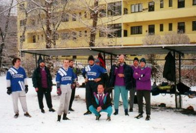 Silvestrovský fotbálek na Zelené lišce: 30.12.2000