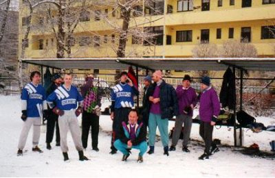 Silvestrovský fotbálek na Zelené lišce: 30.12.2000