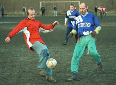 hřiště Karlín, zápas s Bítovskou: 25.11.2001