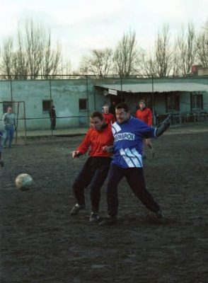 hřiště Karlín, zápas s Bítovskou: 25.11.2001