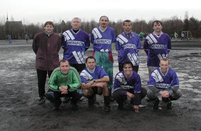 Na Hagiboru, po zápase s Gambrinusem: 23.11.2002