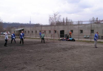 hřiště Karlín, zápas s Kolotoušem: 10.12.2005
