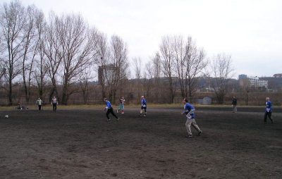 hřiště Karlín, zápas s Kolotoušem: 10.12.2005
