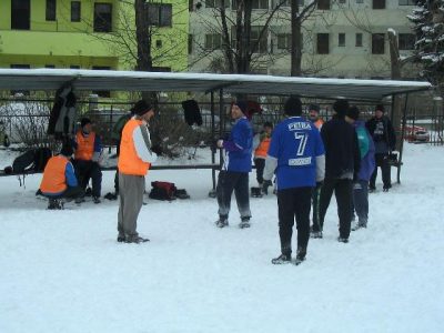 Silvestrovský fotbálek na Zelené lišce: 31.12.2005