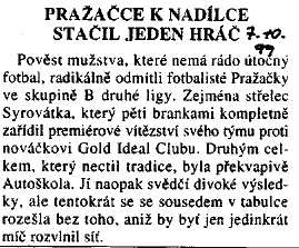 MF Dnes 1999, článek
