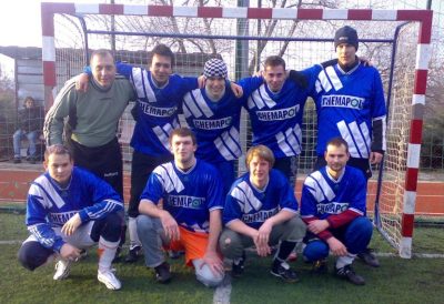 Zimní turnaj na Pražačce, zápas s Okouny: 8.2.2009