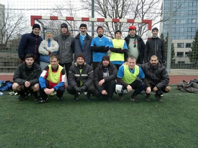Silvestrovský fotbálek na Pražačce: 3.1.2015
